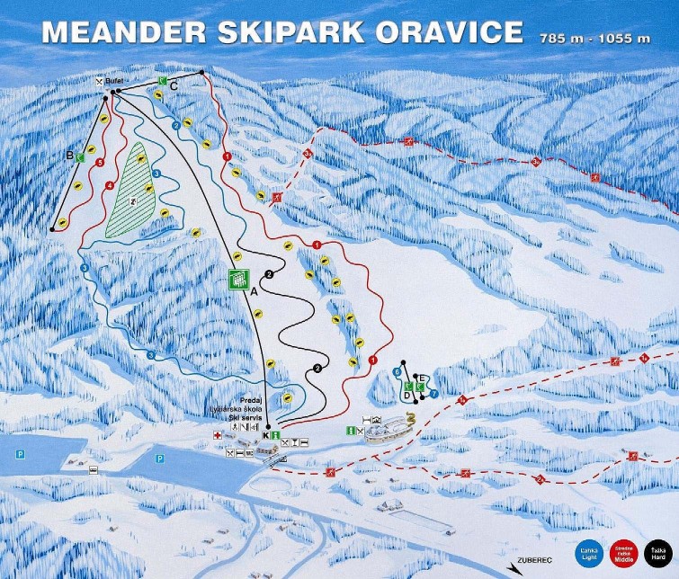 Meander Skipark v Oraviciach foto2